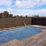 brushwood-fence-pool-mudgee brush-wood-panel-fence-pool-mudgee