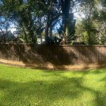 garden-makeover-brush-fence-avalon garden makeover brush fence