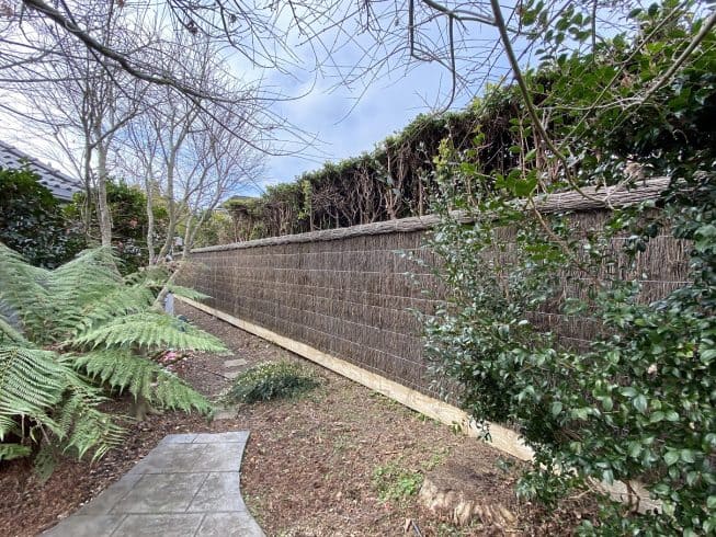 brush wood fence duffys forest