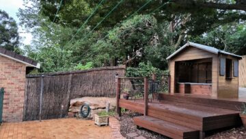 Brush Fence Repair for Property Sale