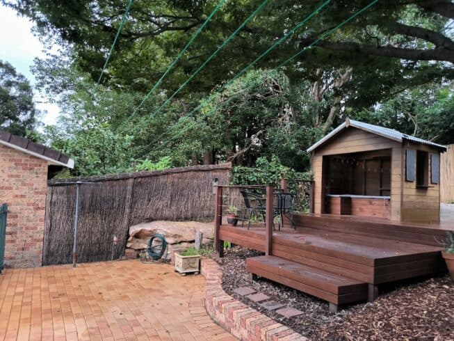 Brush Fence Repair for Property Sale