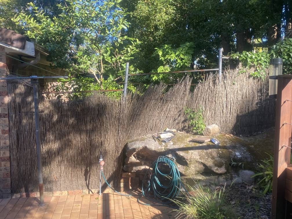 Brush Fence Repair for property sale Hornsby Heights North Shore
